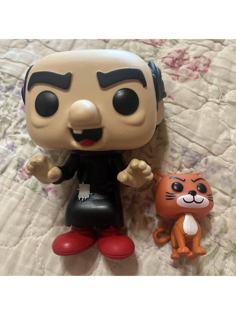 Funko Pop Gargamel & Azrael #273 The Smurfs VAULTED Retired Animation 2017